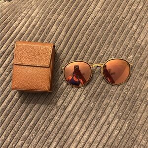 Ray-Ban Folding Sunglasses with Brown Case